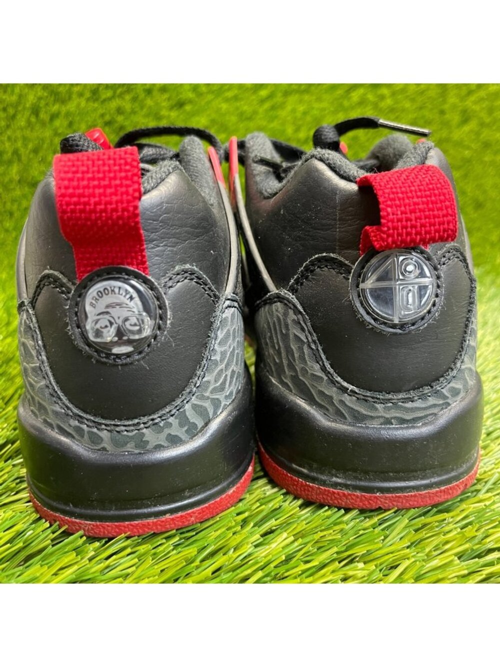 Nike Air Jordan Spizike‎ Low Boys Size 5Y Black Athletic Leather Shoes Sneakers